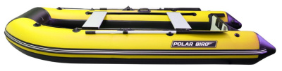Лодка Polar Bird 340М (Лайт) Стеклокомпозит (Чёрно-желтый)