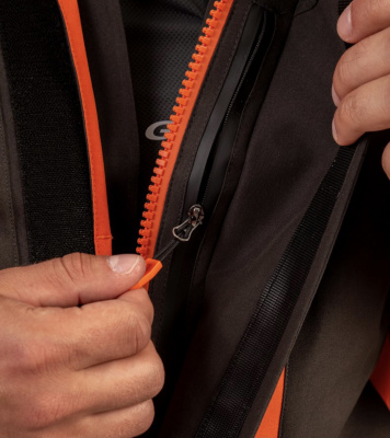 Костюм рыболовный Graff (поплавок -15°С) (215ОВ-11 черно-оранжевый) размер XXL (182-188)