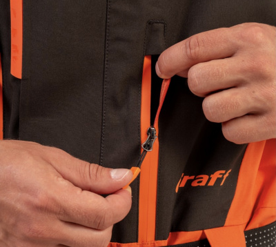 Костюм рыболовный Graff (поплавок -15°С) (215ОВ-11 черно-оранжевый) размер XXXL (182-188)