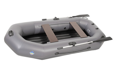 Лодка гребная под мотор Лоцман Профи 300 ВНД (серый)