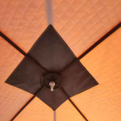 Зимняя палатка Пингвин Mr. Fisher Лонг 290 MAX Термо (3-сл) 290*225 (бело-оранжевый)