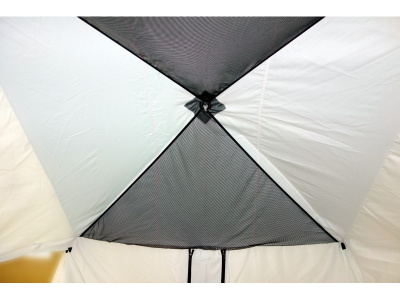 Всесезонная палатка Призма Шелтерс (2-сл) 185*185 (бело-оранжевый)