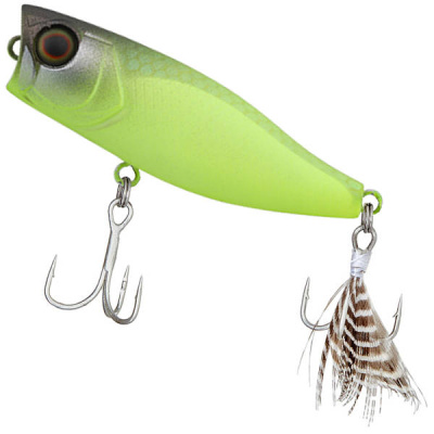 Воблер Jackall Chubby Popper 42F # Mat Lemon