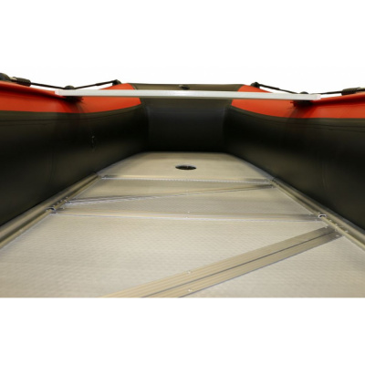 Лодка Polar Bird 385М Merlin (чёрно-красный) стеклокомпозит