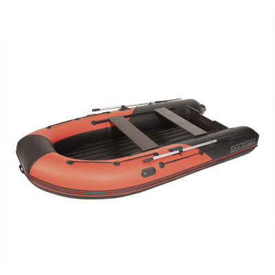 Лодка моторная килевая Лоцман М-380 НД НД Премиум (красно-чёрный)