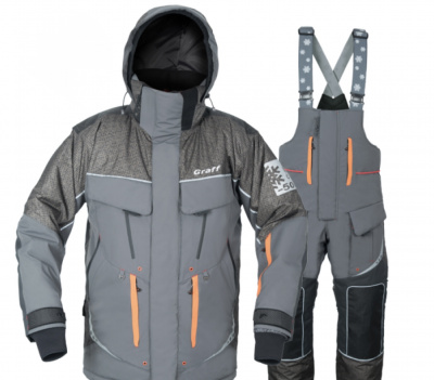 Костюм-поплавок зимний рыболовный Graff (WARMGUARD) 217-O-B XXXL (176-182)