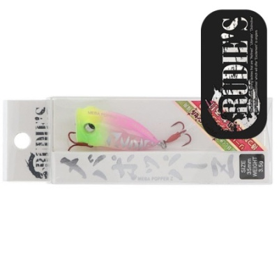 Воблер Rudies Meba Popper Z # Pinky Sillver