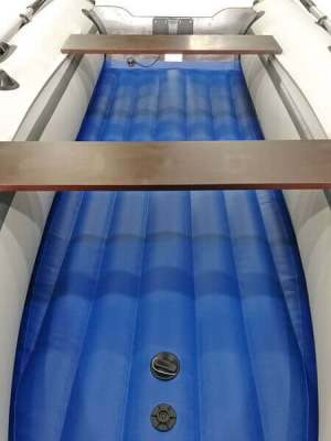 Лодка ПВХ ORCA 305НД (серо - синий)