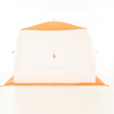 Зимняя палатка Пингвин Mr. Fisher Лонг 250 MAX Термо (3-сл) 250*225 (бело-оранжевый)