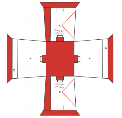 Зимняя палатка Снегирь 2Т (Термо) Long (230х170/180 см)