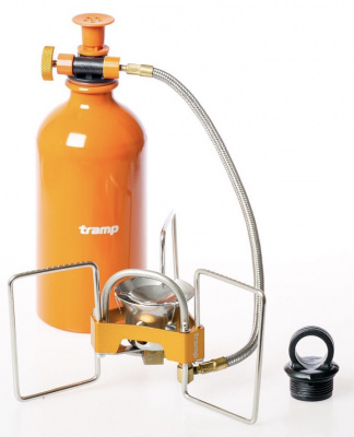 Горелка туристическая складная со шлангом бензиновая - Tramp