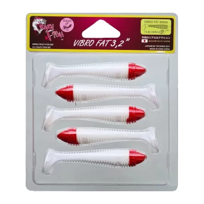 Силиконовая приманка Crazy Fish Vibro Fat 3.2" 73-80-59RH-