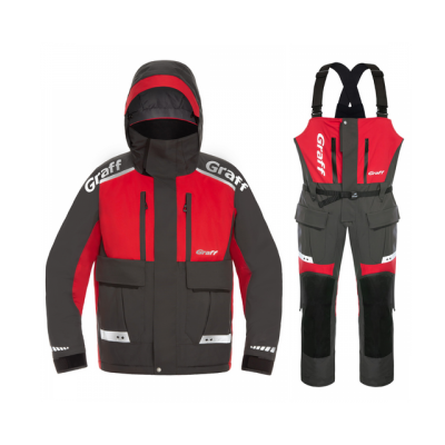 Костюм-поплавок зимний рыболовный Graff (FLOAT GUARD) 215-O-B