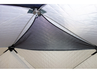 Зимняя палатка Призма Премиум Термолайт 215*215 Композит (3-сл) (бело-синий)