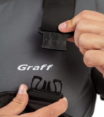 Костюм рыболовный Graff (поплавок -15°С) (215ОВ-11 черно-оранжевый) размер XXXL (176-182)