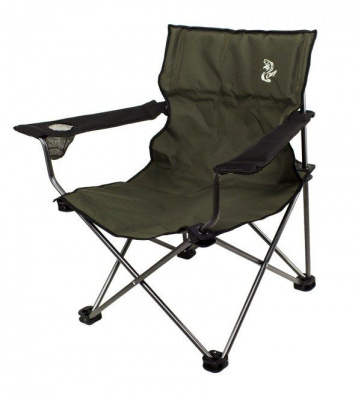 Кресло складное с мягкими подлокотниками Elektrostatyk F1 (хаки)