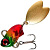 Тейл-спиннер Narval Buzzing Bug 14gr #005-Dark Traffic Light