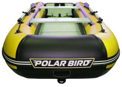 Лодка Polar Bird 340М (Лайт) Стеклокомпозит (Чёрно-желтый)