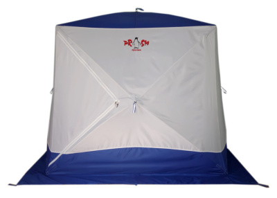 Походная баня Пингвин Призма Премиум (1-сл) 215*215 cm Композит (бело-синий)