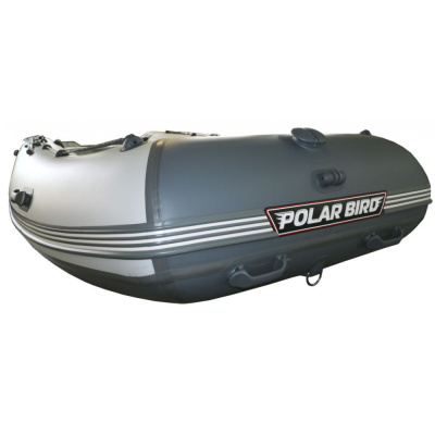 Лодка Polar Bird 340М New Merlin Стеклокомпозит (чёрно-серый) 