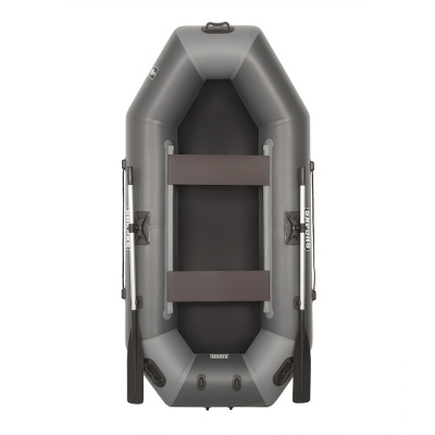 Лодка гребная под мотор Sharks S250 Люкс серо/чёрный (пол-книжка)