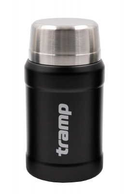 Термос Tramp пищевой в чехле 0.8 л чёрный