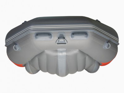 Надувная ПВХ лодка X-River Mark 370 НДНД (красный , дно серое ,серая фурнитура)