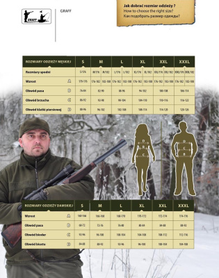 Термобелье Graff Duo Skin 300 футболка + кальсоны (оливковый) размер M