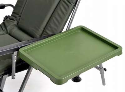 Кресло карповое складное Elektrostatyk с подлокотниками и столиком F5R ST/P