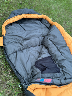 Спальный мешок кокон Tramp Zephir Lite T-Loft Regular (левый) 220*80*55 см (-15°C)