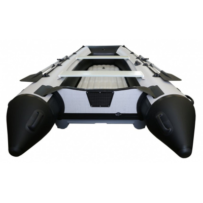 Лодка Polar Bird 385M Merlin НДНД Стеклокомпозит (чёрно-серый)