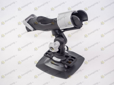 Держатель удилища с монтажной ПВХ площадкой и замком для приклейки на надувной борт