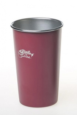 Стакан металлический Tramp 450 мл бордовый