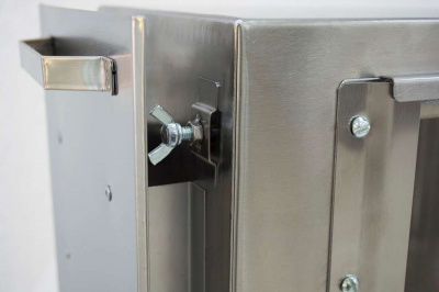 Печь Берег для палатки "Камин" Средняя New (труба - 80мм)