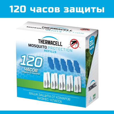 Набор запасной Thermacell Mega Refill (10 газовых картриджей + 30 пластин)