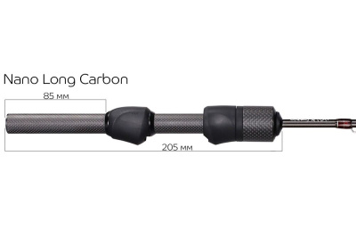 Спиннинг Crazy Fish Nano Long Carbon NSRC 652XULS 1.96m 0.5-3gr