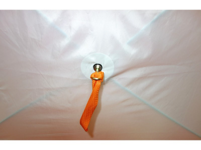 Зимняя палатка Призма Премиум (1-сл) 215*215 (бело-оранжевый)