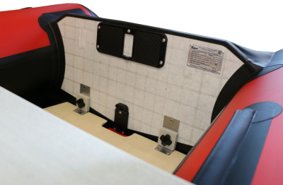 Лодка Polar Bird 320М (Лайт) Стеклокомпозит (Чёрно-красный)