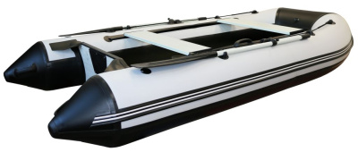 Лодка Polar Bird 320М (Лайт) Стеклокомпозит (Чёрно-белый)