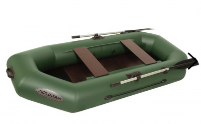 Лодка гребная Лоцман С-260 ЖС (зелёный)