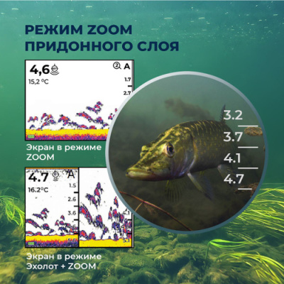Портативный 2-х лучевой эхолот с глубомером ТМ CALYPSO FFS-02 COMFORT PLUS