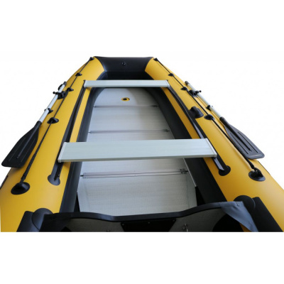 Лодка Polar Bird 385М New Merlin Стеклокомпозит (чёрно-желтый)