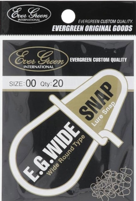 Застежка Ever Green Wide Snap Saze:00 10lb /  20шт