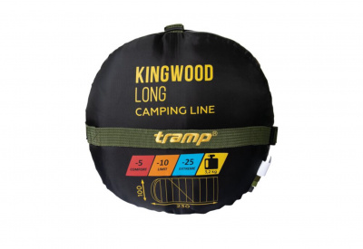 Спальный мешок одеяло Tramp Kingwood WIDE (правый) 230*100 см (-25°C)