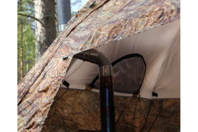 Поворотное колено Берег для дымохода 45° д65