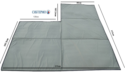 Пол для Палатки Бани Сибтермо 215*215 см