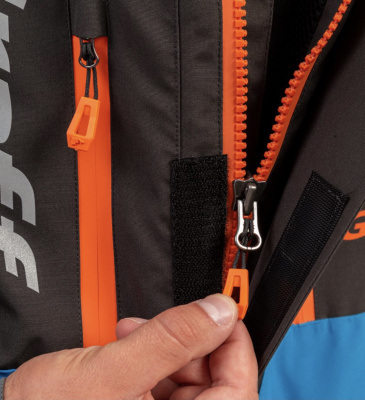 Костюм рыболовный Graff (поплавок -15°С) (215ОВ-3 черно-голубой) размер XXL (182-188)