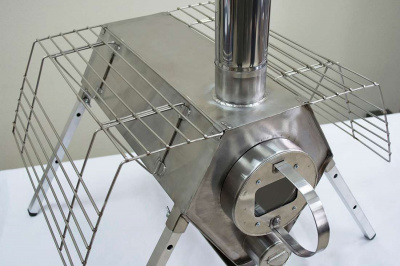 Печь Берег для палатки  "Сопутник" New (труба - 80мм)