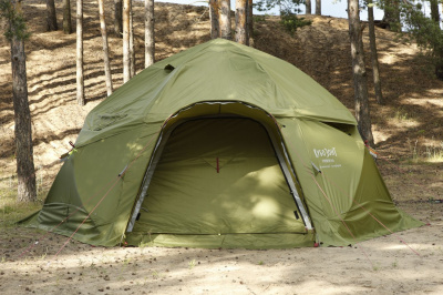 Всесезонная Универсальная палатка Лотос КубоЗонт 6-У Компакт (520х450/255 см)