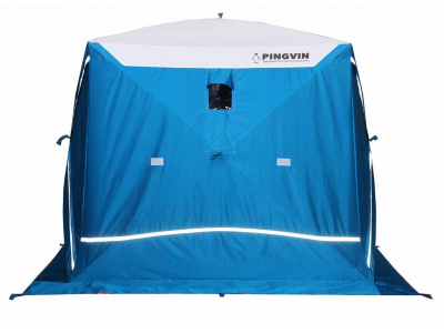 Зимняя палатка Призма Премиум STRONG (1-сл) 225*215 (бело-оранжевая)